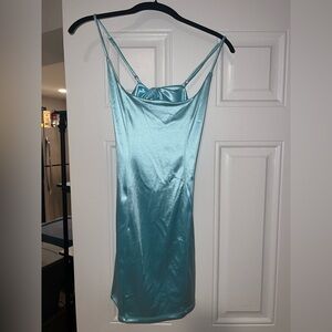 Lucy in the Sky Aqua Mini Dress